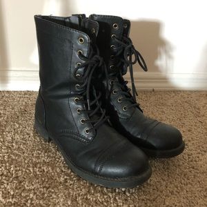 Brash black boots